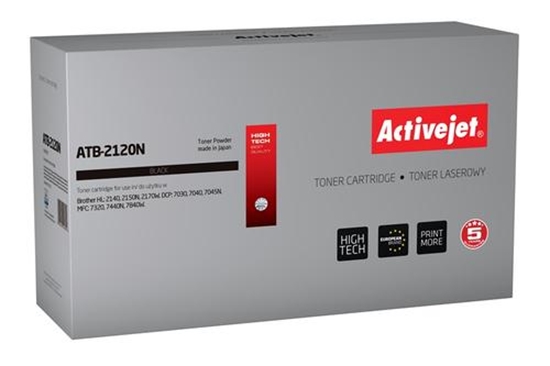 Picture of Activejet ATB-2120N toner (replacement for Brother TN-2120; Supreme; 2500 pages; black)