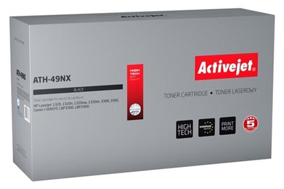 Attēls no Toner Activejet Activejet Toner Activejet ATH-49NX (zamiennik HP 49X Q5949X, Canon CRG-708H; Supreme; 6000 stron; czarny)