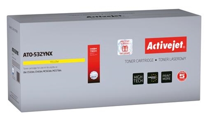 Picture of Toner Activejet ATO-532YNX Yellow Zamiennik 46490605 (ATO-532YNX                     )