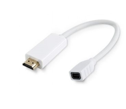 Изображение Adapter AV MicroConnect DisplayPort Mini - HDMI biały (HDMMDP)