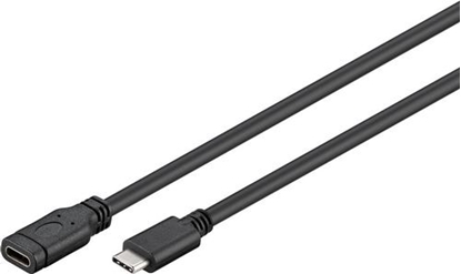 Picture of Kabel USB Goobay USB-C - USB-C 1 m Czarny (45393)