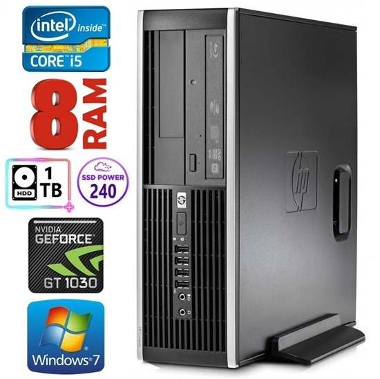 Picture of HP 8100 Elite SFF i5-750 8GB 240SSD+1TB GT1030 2GB DVD WIN7Pro