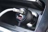 Изображение Ładowarka samochodowa Qualcomm Quick Charge 3.0, 2xUSB (3A/2.4A), czarno-srebrna