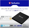 Picture of Verbatim Slimline Blu-ray Writer USB 3.1 GEN 1 USB-C Ultra HD 4K