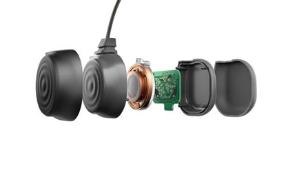 Attēls no Philips Bone Conduction Bluetooth Headphones TAA6606BK/00, IP67 dust/water protection, Black