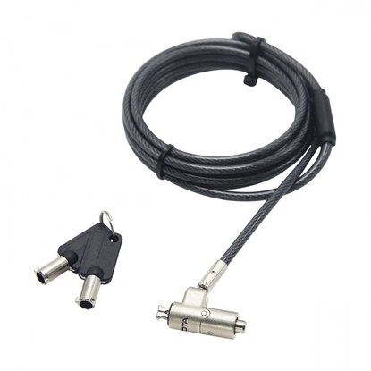Attēls no Dicota Sec. Cable Nano Lock Ultra Slim Keyed, 2,5x6 mm slot