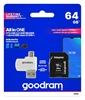 Изображение Goodram MicroSD 64GB All in one class 10 UHS I + Card reader