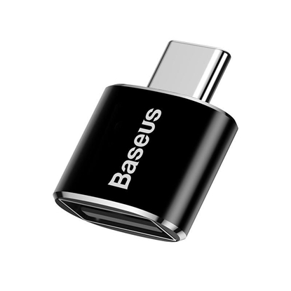 Attēls no Adapteris Baseus USB Type-C Male - USB-A Black