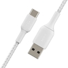 Picture of Belkin USB-C/USB-A Cable 2m braided, white CAB002bt2MWH