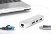Изображение DIGITUS USB 3.0 3-Port Hub & Gigabit LAN-Adapter