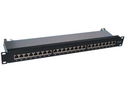 Attēls no Alantec Patch panel 19" 1U STP kat.6A 24 porty LSA (PK040)