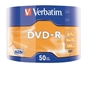 Изображение Verbatim DVD-R Matt Silver 50 Pack Wrap Spindle