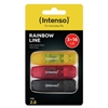 Изображение Intenso Rainbow Line USB flash drive 16 GB USB Type-A 2.0 Black