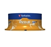 Изображение 1x25 Verbatim DVD-R 4,7GB 16x Speed, matt silver