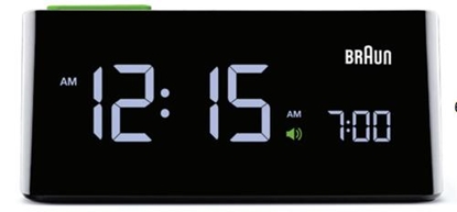 Attēls no Braun BNC 016 BKEU LED Alarm Clock black