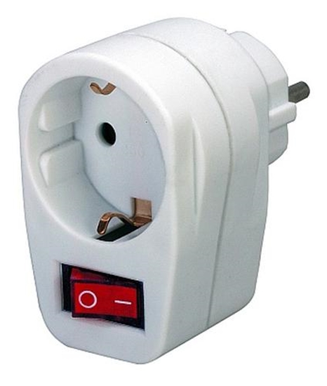 Изображение Brennenstuhl Socket with ON/OFF switch white