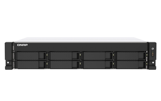 Изображение QNAP TS-873AEU-4G NAS/storage server Rack (2U) Ethernet LAN Black V1500B