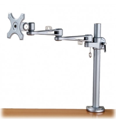 Изображение VALUE Single LCD Monitor Arm, 4 Joints, Desk Clamp