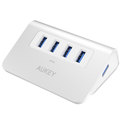 Picture of AUKEY CB-H5 Aluminium HUB USB-A | 4in1 | 4xUSB 3.0 | 5Gbps