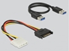 Picture of Delock Riser Card M.2 Key B+M > PCI Express x16 with 30 cm USB cable