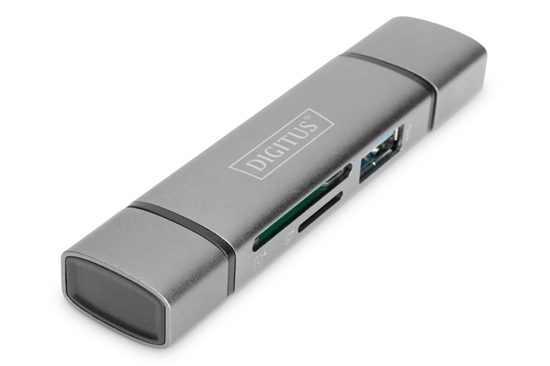 Picture of Digitus Dual Card Reader Hub USB-C? / USB 3.0, OTG