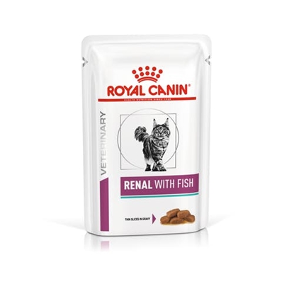 Attēls no ROYAL CANIN Renal with Fish - wet cat food - 12x85 g