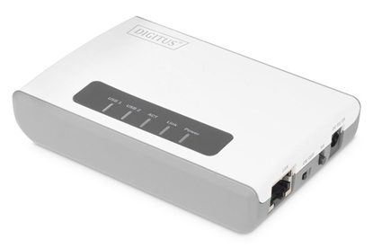 Attēls no Digitus 2 Port USB 2.0 Wireless Multi-Functional Network Server, 300 Mbps