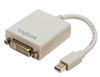 Изображение Adapter AV LogiLink DisplayPort Mini - DVI-I biały (CV0037)