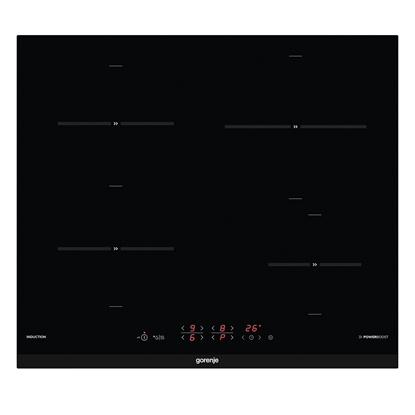 Изображение Gorenje Hob IT641BCSC7  Induction, Number of burners/cooking zones 4, Electronic, Timer, Black, Display