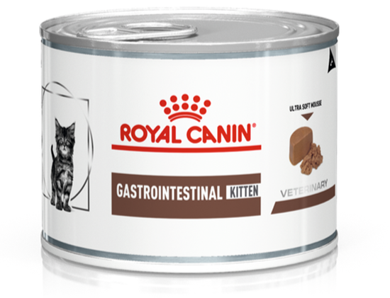 Изображение ROYAL CANIN Gastrointestinal Kitten Ultra Soft Mousse - wet kitten food - 195 g
