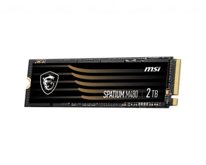 Picture of Dysk SSD MSI Spatium M480 2TB M.2 2280 PCI-E x4 Gen4 NVMe (S78-440Q150-P83)