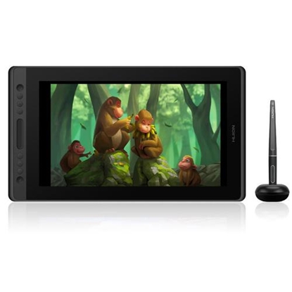 Picture of HUION Kamvas Pro 16 graphic tablet Black 5080 lpi 344.16 x 193.59 mm USB