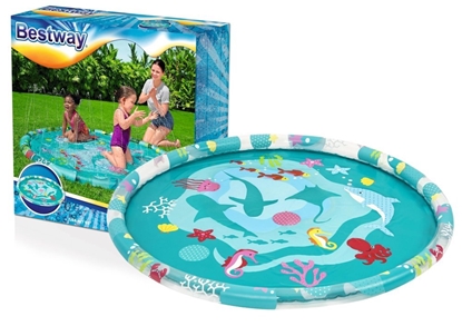 Attēls no BESTWAY 52487 Inflatable Paddling Pool With A Fountain For Children from 2 years 165 cm