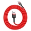 Attēls no Kabel USB Baseus USB-A - microUSB 1 m Czerwono-czarny (CAMKLF-B09)