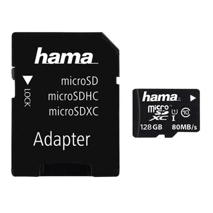 Attēls no Karta Hama MicroSDXC 128 GB Class 10 UHS-I/U1  (001241580000)