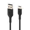 Изображение Belkin USB-C/USB-A Cable 1m PVC, black CAB001bt1MBK