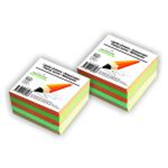 Picture of Piezīmju papīrs (maiņa) krāsains,  90x90mm,  500 lapas,  SMLT