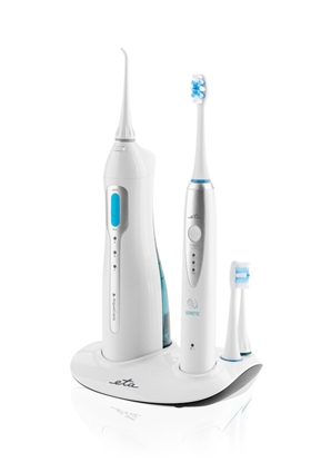 Picture of ETA Oral care centre  (sonic toothbrush+oral irrigator) ETA 2707 90000 For adults, Rechargeable, Sonic technology, Teeth brushing modes 3, Number of brush heads included 3, White