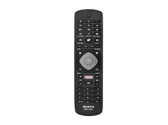 Изображение HQ LXP1285 TV remote control PHILIPS LCD NETFLIX 3D RM-L1285 Black