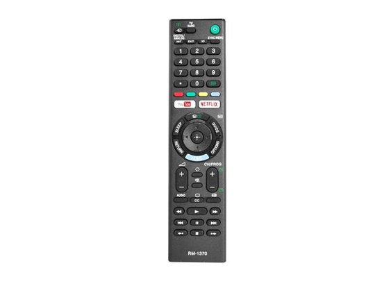 Picture of HQ LXP1370 TV remote control LCD/LED SONY RM-L1370 3D NETFLIX YOUTUBE Black