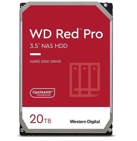 Picture of Hard drive HDD Western Digital WD Red Pro 20 TB WD201KFGX