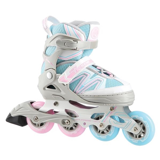 Picture of Skrituļslidas NA14169 A BLUE-GREY SIZE M 35-38 IN-LINE SKATES NILS EXTREME