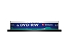 Picture of 1x10 Verbatim DVD-RW 4,7GB 4x Speed, matte silver Cakebox