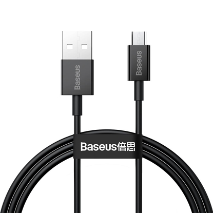 Attēls no CABLE MICROUSB TO USB 1M/BLACK CAMYS-01 BASEUS