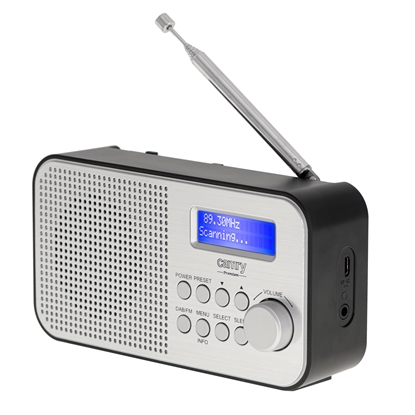 Изображение Camry Portable Radio CR 1179 Display LCD, Black/Silver, Alarm function