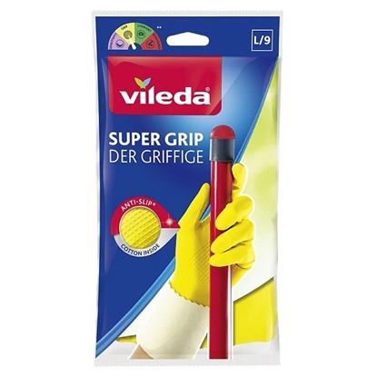 Picture of Gloves Vileda Super Grip "L"