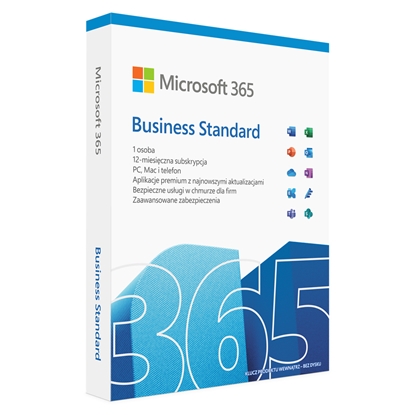 Attēls no Microsoft Office 365 Business Standard 1 license(s) annual subscription - Polish