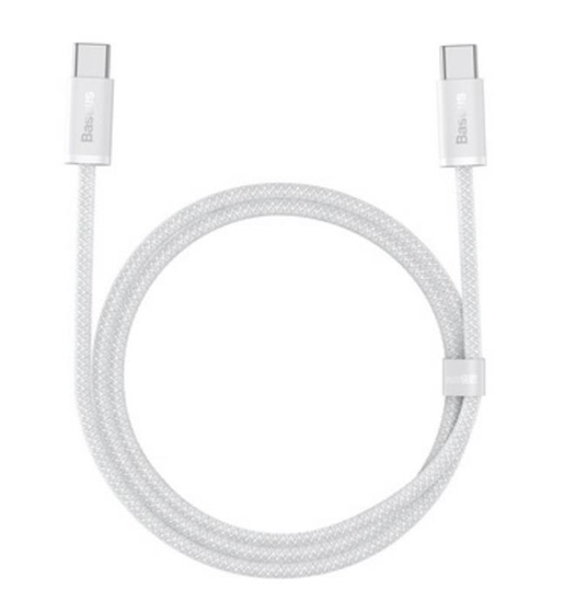 Picture of CABLE USB-C TO USB-C 1M/WHITE CALD000202 BASEUS