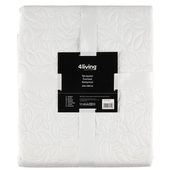 Изображение Gultas pārklājs 4Living Sofia balts 250x260cm