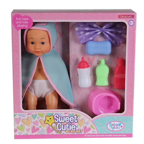 Изображение Lelle-bēbis + piederumi 35.50cm